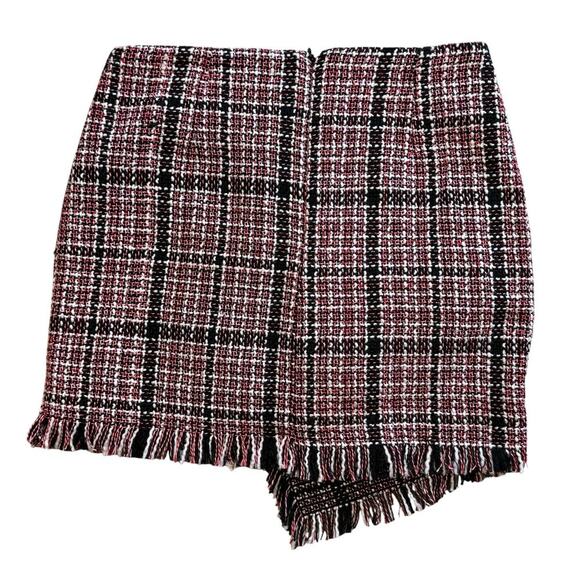 Storets Tweed Fringe Mini Skirt Medium - Picture 5 of 6